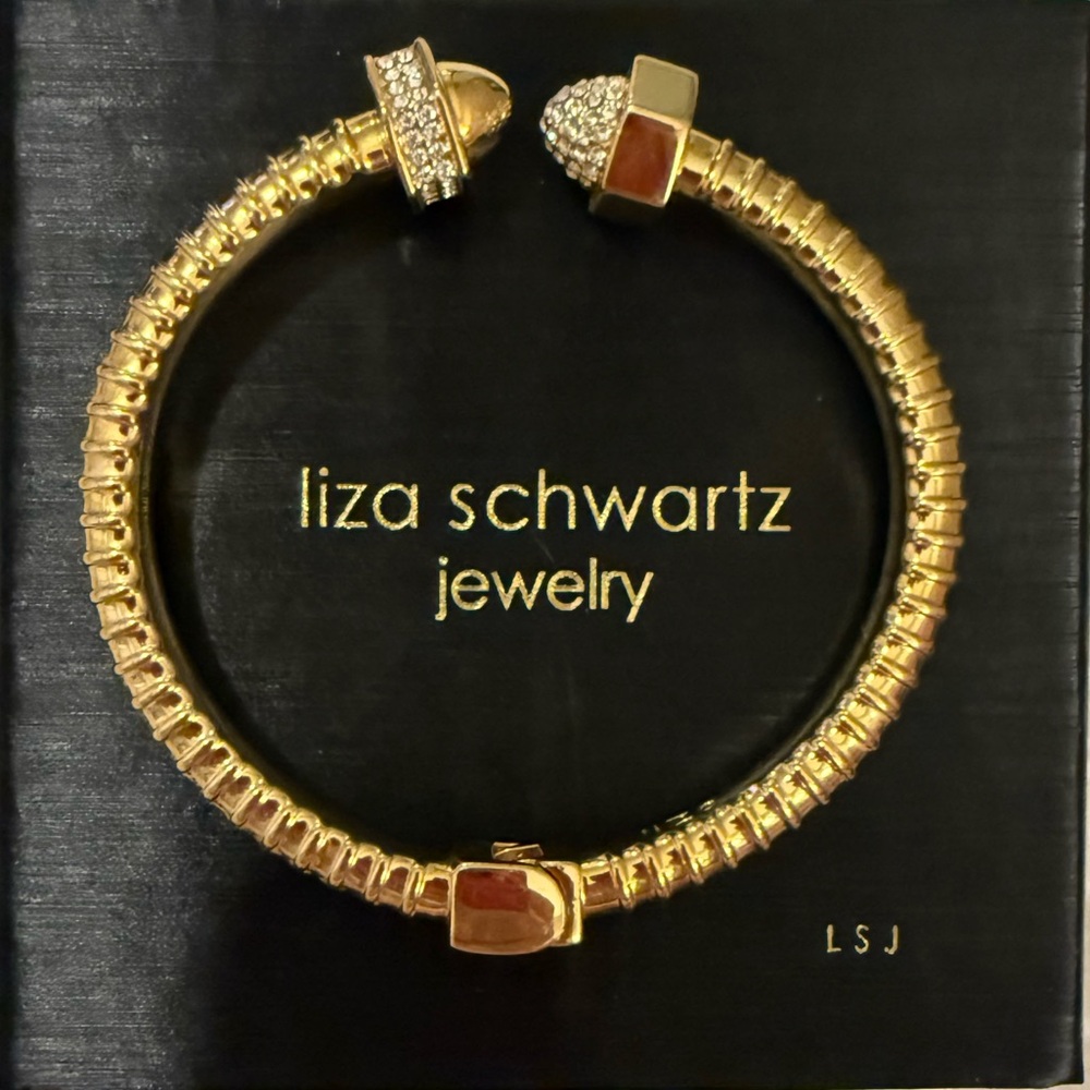 NWT Liza Schwartz Ultra Hinged Bracelet
